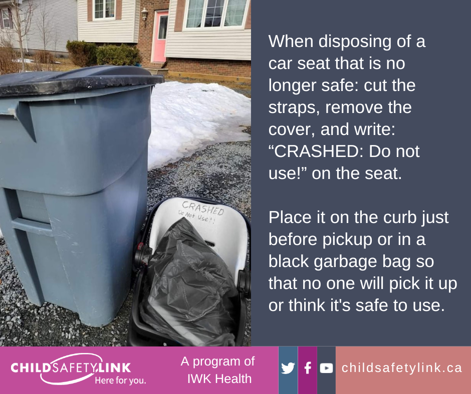 After a crash How to make sure your car seat is still safe IWK Child